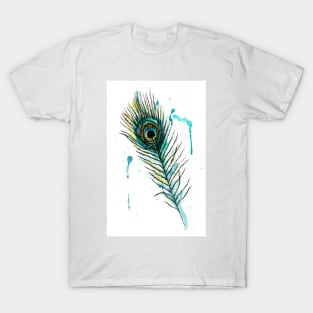 Peacock feather Image T-Shirt